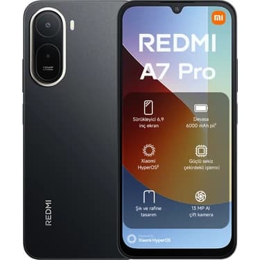 REDMI A7 Pro 128 GB 4 GB Ram (Xiaomi Türkiye Garantili) · Siyah