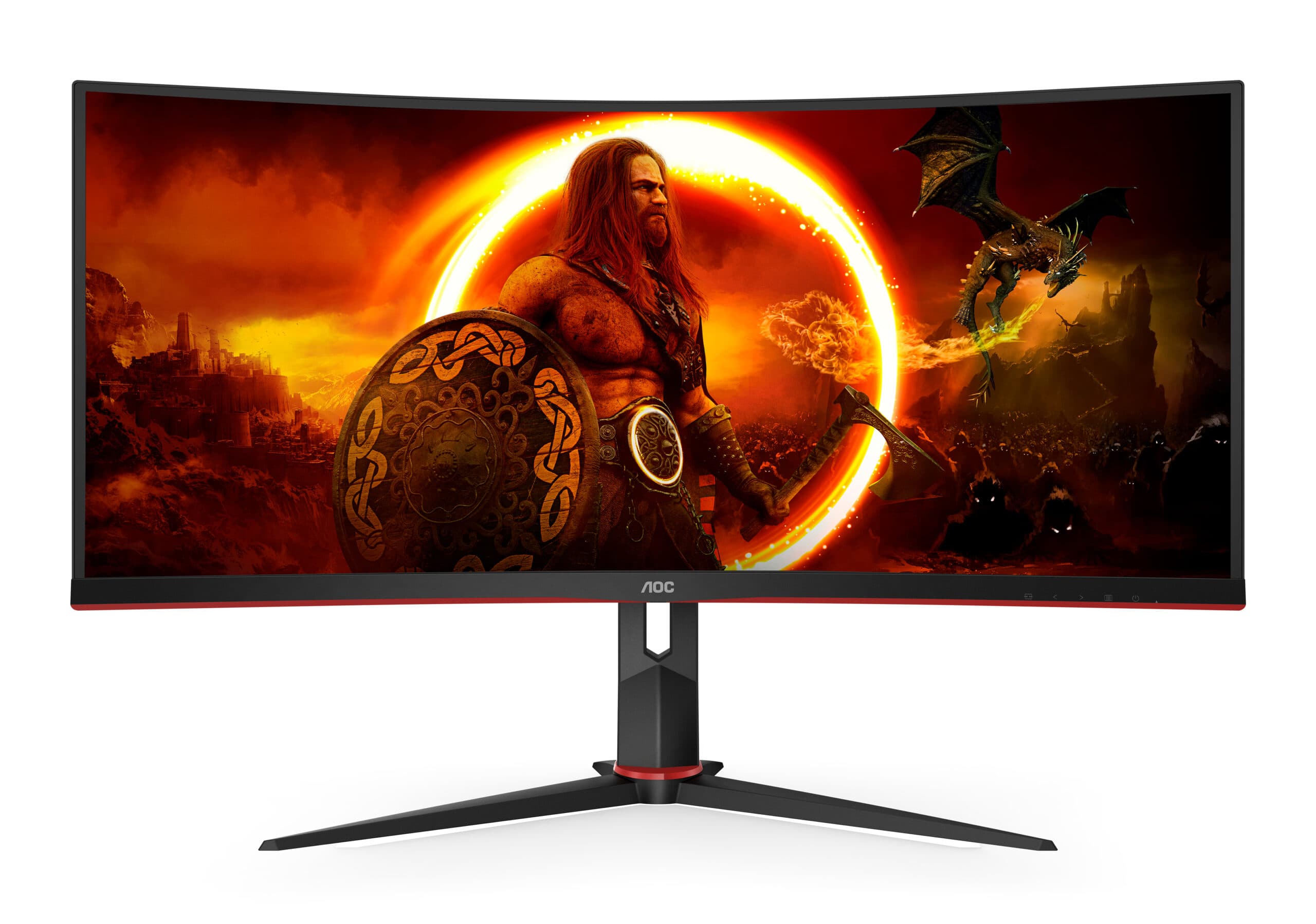 AOC CU34G2XP/96 86.4 cm (34") 3440 x 1440 pixels 180 Hz