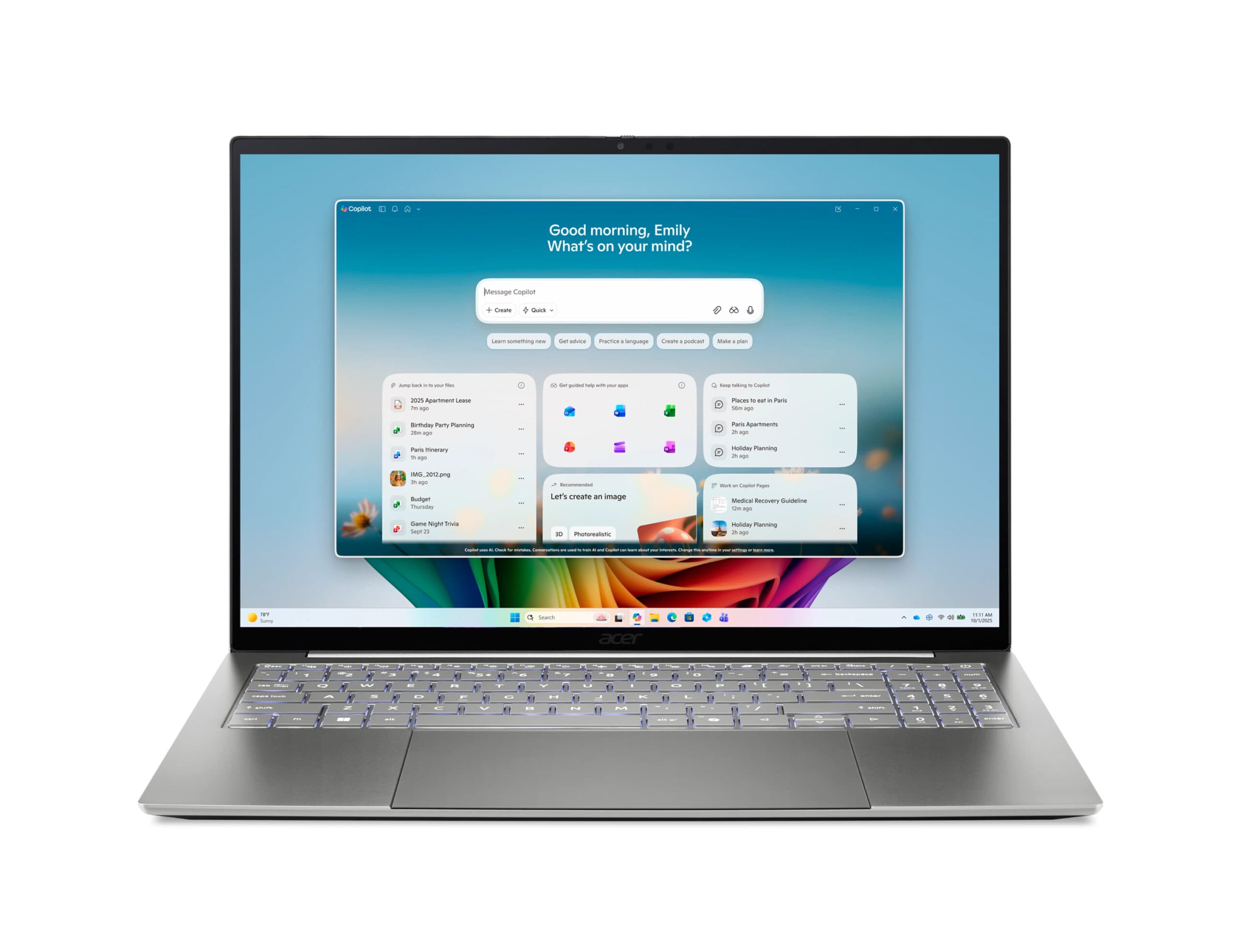 Acer Swift 16 AI SF16-71T-9372 Notebook 388H 32 GB 1 TB
