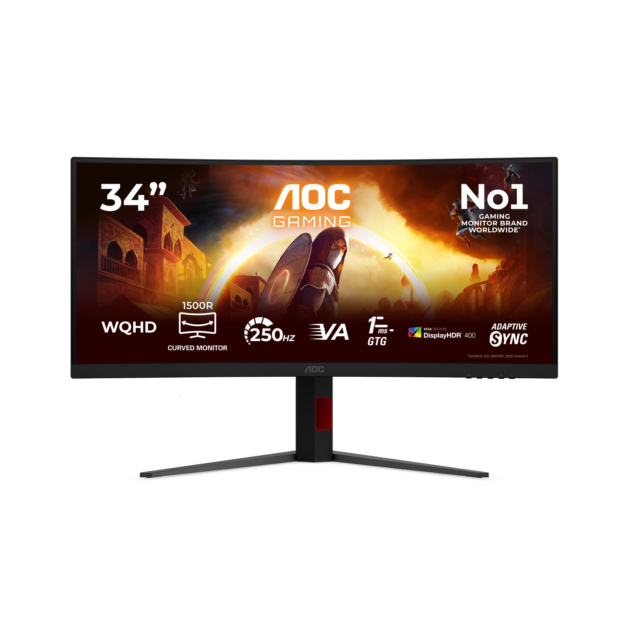 AOC CU34G4ZCA 86.4 cm (34") 3440 x 1440 pixels 250 Hz