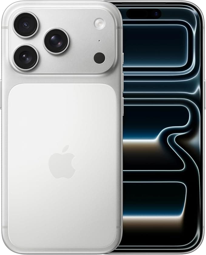 Apple iPhone 17 Pro 1 TB: 120 Hz’e kadar ProMotion teknolojisine sahip 6.3 inç ekran, A19 Pro Çip, Çığır Açıcı Pil Ömrü, Center Stage Ön Kamera özellikli Pro Fusion Kamera Sistemi; Rengi · Gümüş Rengi