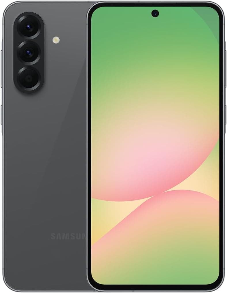 Samsung Galaxy A56 5G, Android Akıllı Telefon, 256GB Depolama, 8GB RAM, Antrasit, 6x İşletim Sistemi Yükseltmesi, Büyük Ekran, Uzun Pil Ömrü, 8GB + 256GB