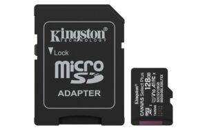 128GB microSDXC Canvas Select Plus Gen3 150MB/s A1 Card + Adapter