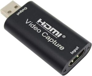 Coverzone Ekran Görüntüsü Kayıt, Ses ve Video Capture Yakalama Kartı 1080p 30fps HDMI – USB Yakalama Kartı, Yüksek Çözünürlük, Canlı Yayın, Oyun ve Video Kaydı İçin İdeal