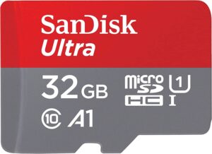 SanDisk Ultra 32 GB microSDHC 120 MB/s A1 Class 10 UHS-I