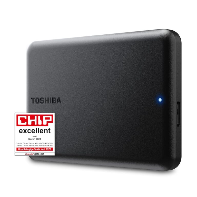 Toshiba Canvio Partner 2 TB taşınabilir 2, 5 inç harici HDD, USB 3.2 Gen 1, Mac ve Windows ile uyumlu, USB ile çalışır