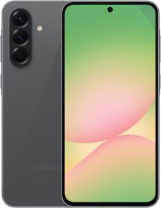 Samsung Galaxy A56 5G, Android Akıllı Telefon, 256GB Depolama, 8GB RAM, Antrasit, 6x İşletim Sistemi Yükseltmesi, Büyük Ekran, Uzun Pil Ömrü, 8GB + 256GB