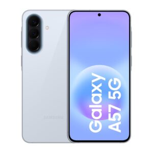 Samsung Galaxy A57 5G Android Akıllı Telefon, 256GB Hafıza, 8GB RAM, Buz Mavisi, 6 Nesil OS Güncellemesi, Geniş Ekran, Üçlü Kamera (Samsung Türkiye Garantili)