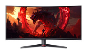 Acer Acer Nitro XZ403CKR – 39.7″ Curved Wide Ultra HD (5120×2160), 21:9, DFR 360Hz/180Hz, 1ms/0.5ms (GTG, Min.), ZeroFrame, HDR400, FreeSync Premium, Gaming Monitor 100.8 cm (39.7″) 5120 x 2160 pixels 360 Hz
